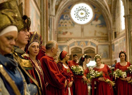 Cultural tourism: traditional festivals in Umbria. Agritourisms in Assisi Gaiattone holiday apartments with pool in the open countryside