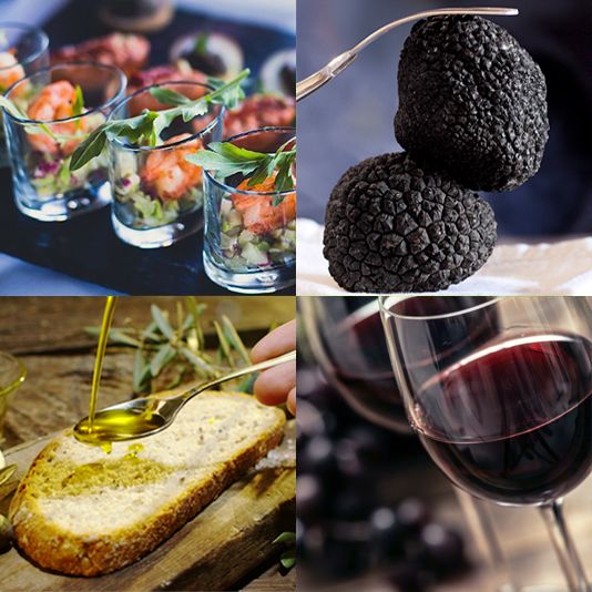 Turismo in Umbria: degustazioni, vini, olio extravergine di oliva, tartufi, prodotti biologici. Turismo sostenibile Gaiattone Agriturismo Assisi